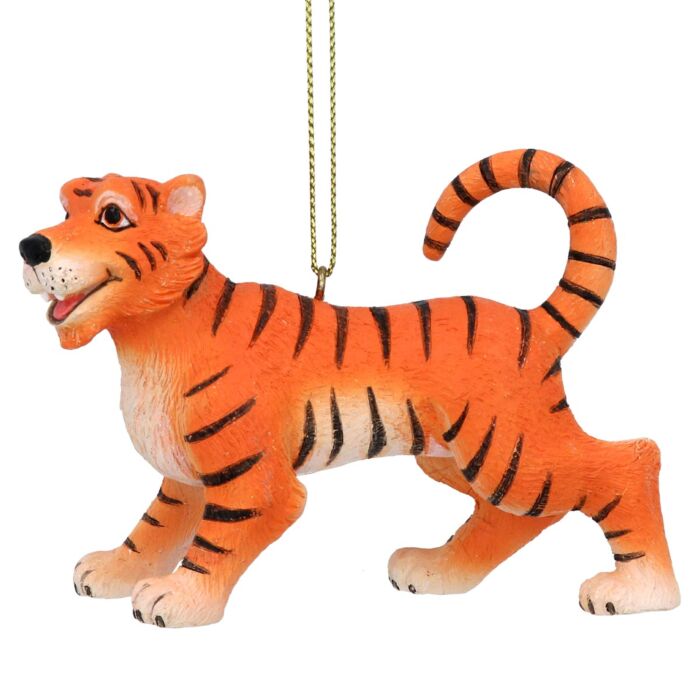 Gisela Graham 'Shere Khan' the Tiger Christmas Tree Decoration